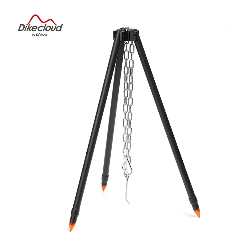 

Big campfire rack Campfire tripod portable hanging pot support tripod campfire camping supplies