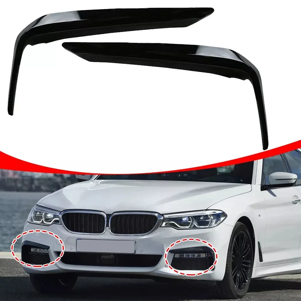 

Front Bumper Fog Light Eyelid Cover Trim For BMW 5-Series G30 G31 For M-Sport 16-20 51118070541-Left 51118070542-Right