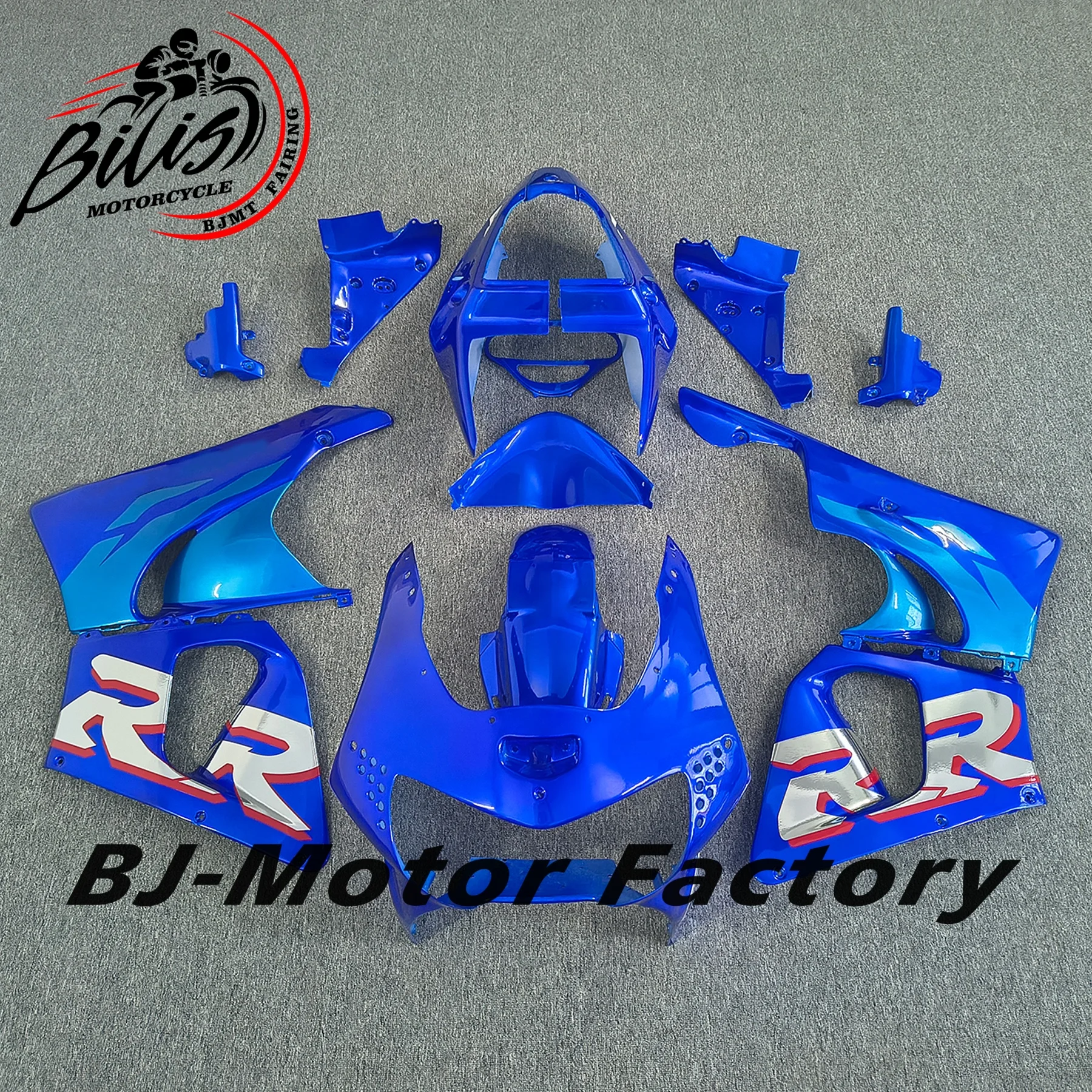 

New Motorcycle Fairing kits for Honda CBR900RR CBR919RR 1998 1999 plastic Glossy Blue airing set CBR 919 RR 98 99