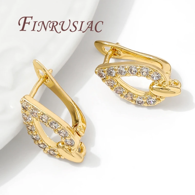 خطافات حلق ليفرباك مطلية بالذهب عيار 18 قيراط، تركيبات أقراط أسلاك الأذن، إكسسوارات صنع الأقراط بنفسك. لوازم للمجوهرات #4