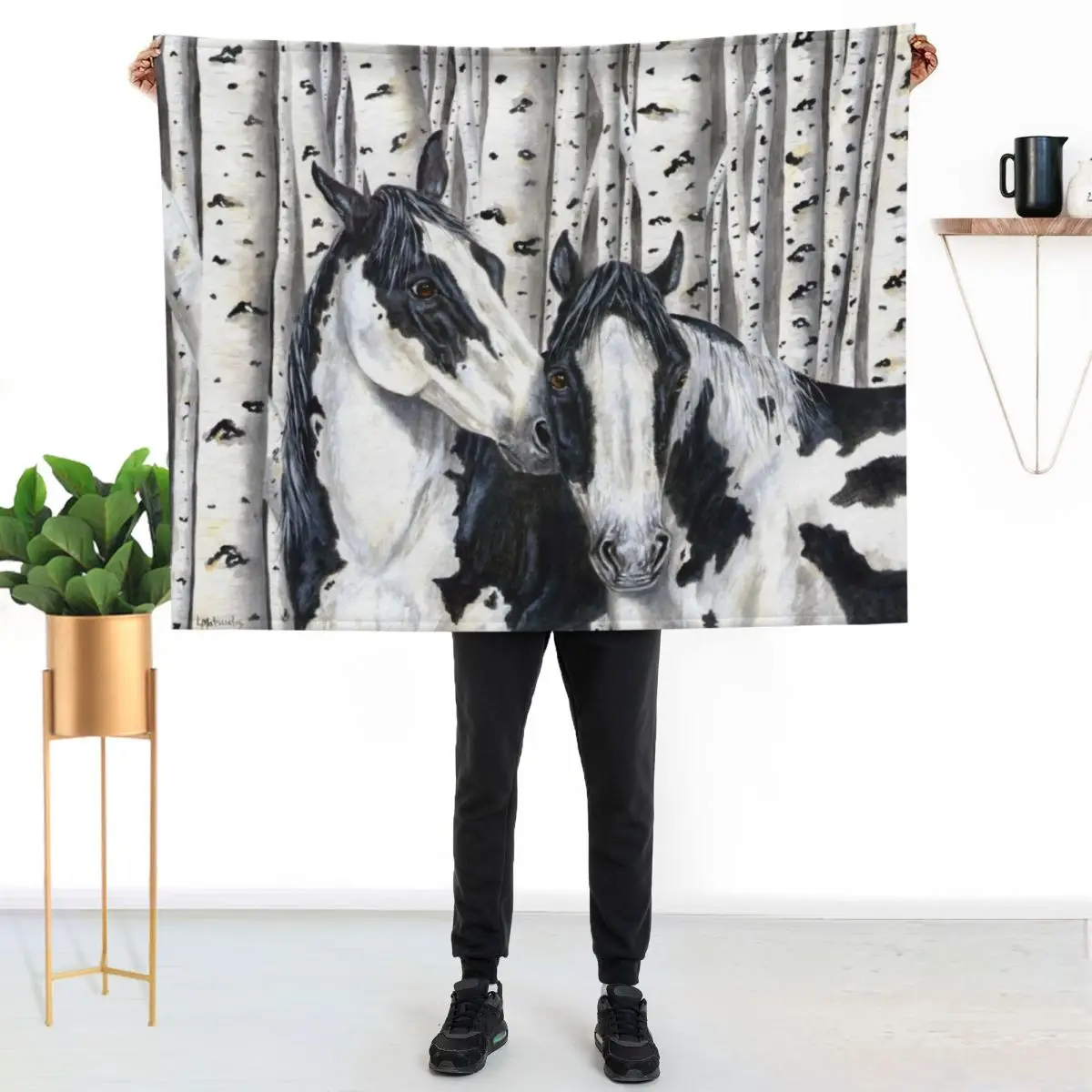 Whispering Birch Throw Blanket halloween Soft Beds sofa bed Luxury Thicken for winter Large Blankets
