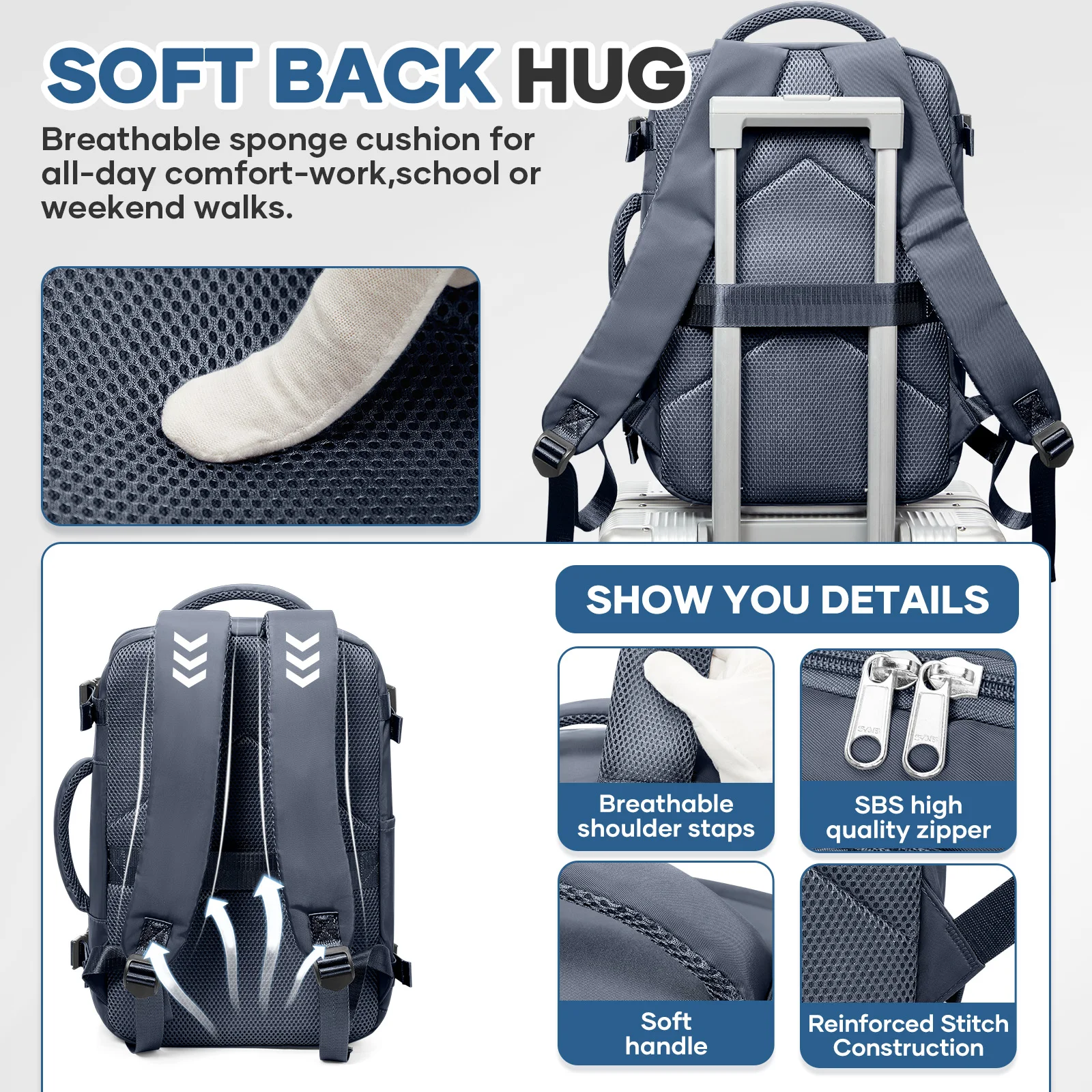 Thumbnail 4 - #32 Trending Carry-On Luggage.Bag Right Now