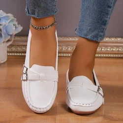 Buty damskie 2024 Wiosna Jesień Kobiety Casual Flat Shoes Slips Round Toe Flat Loafers Plus Size Sneakers Luxury Designer Shoes