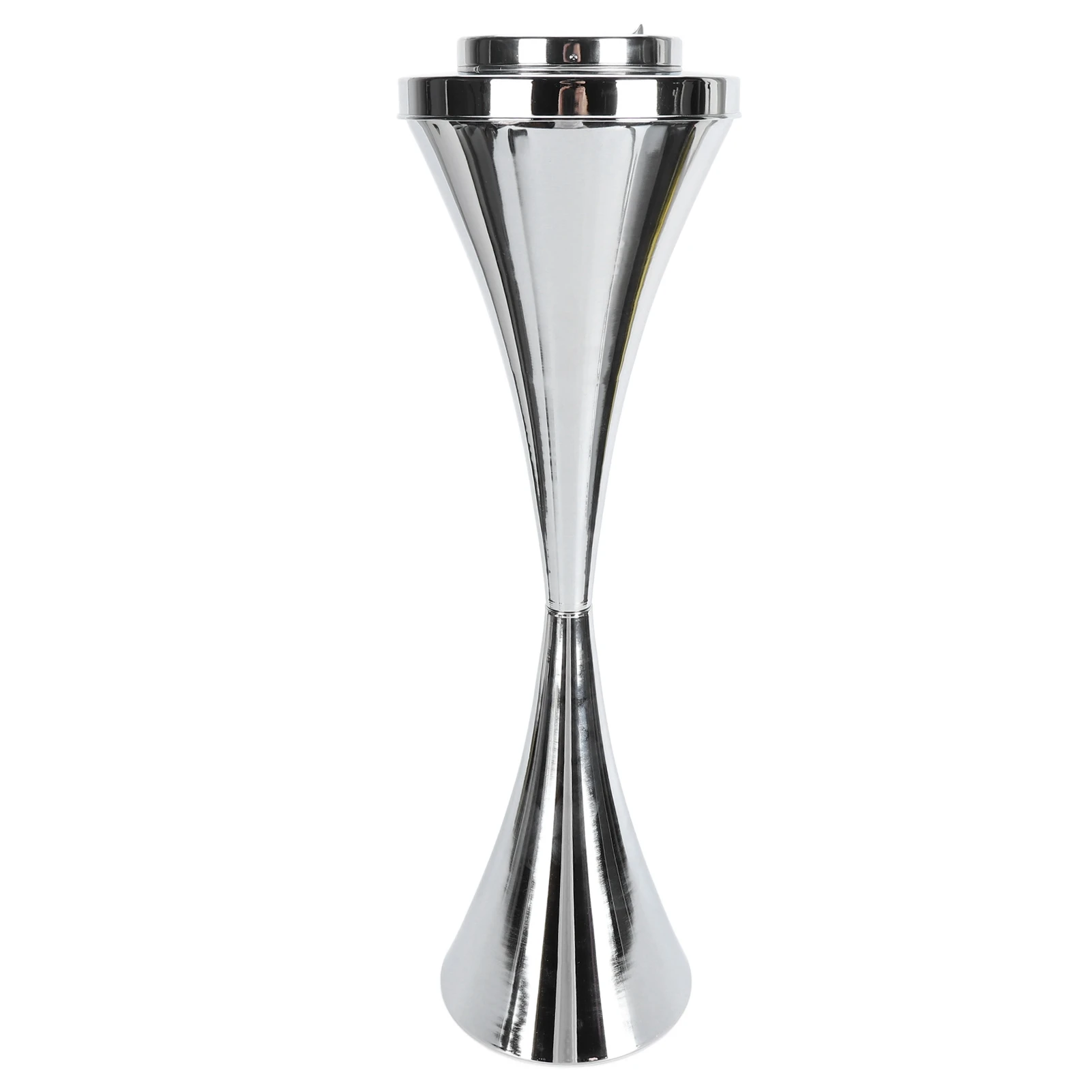 

Floor Standing Ash Tray Innovative Stylish Outdoor Standing Ashtray with Lid for Home Patio Elevator KTV Toilet Living Room Silv