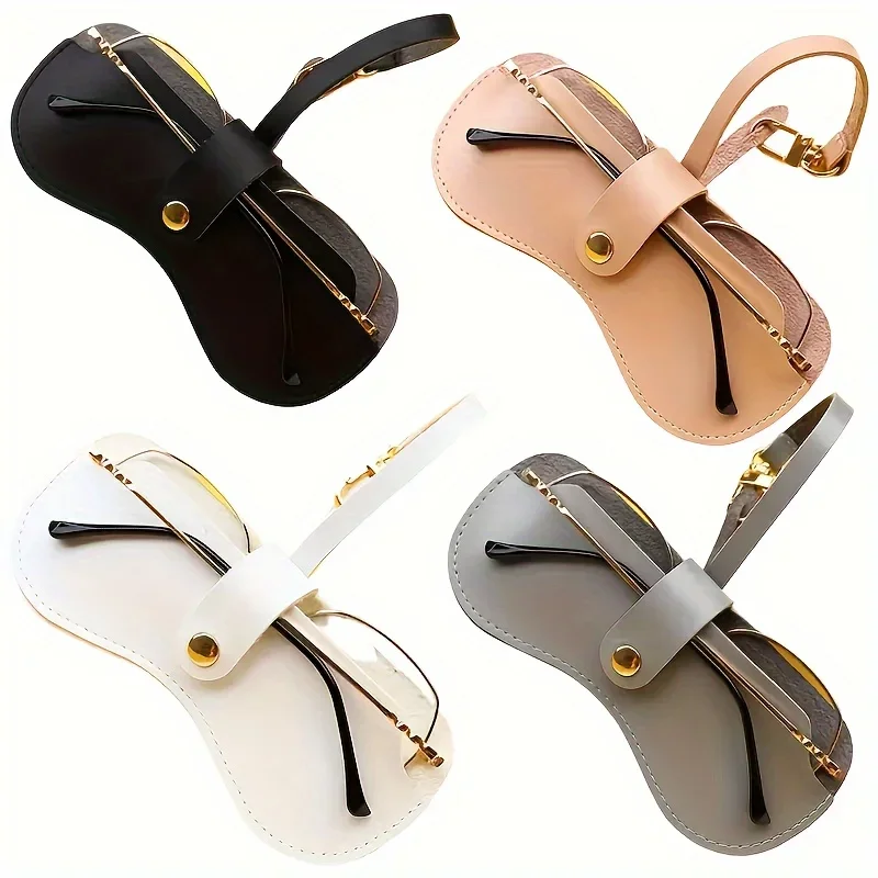 Sunglasses Bag Soft Imitation Leather Glasses Case Holder Portable Slim Sunglasses Pouch Eyeglass Case