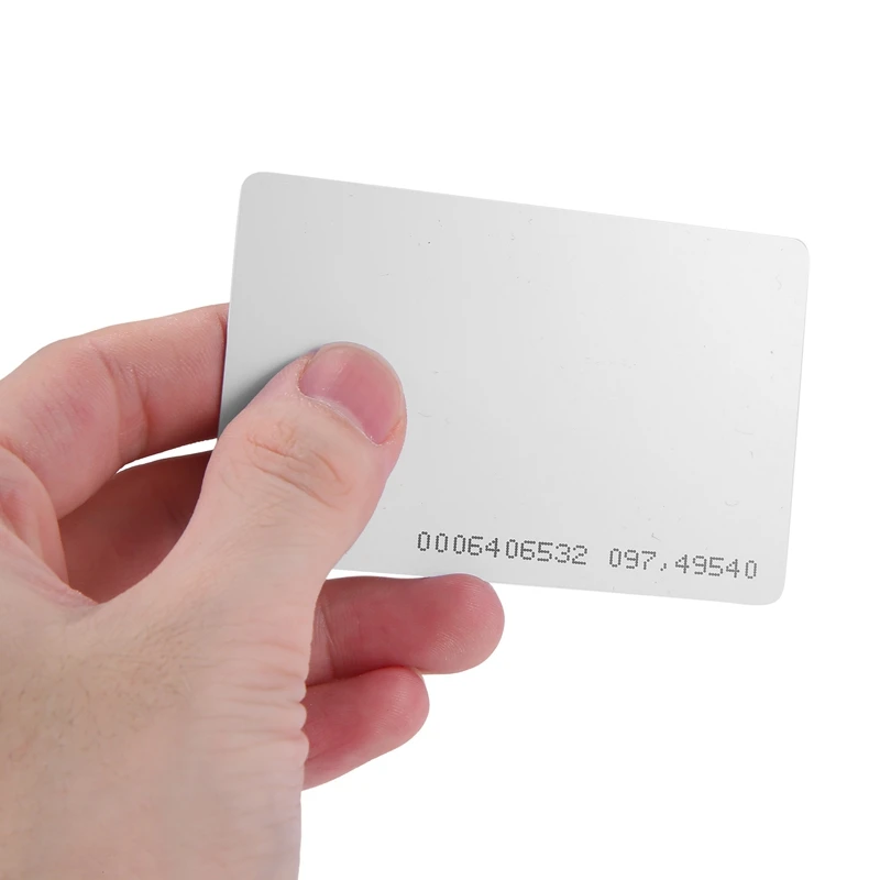 50Pcs scheda di controllo accessi RFID Card 125Khz EM4100 TK4100 Smart Proximity Card RFID Tag Key per chiave di controllo accessi