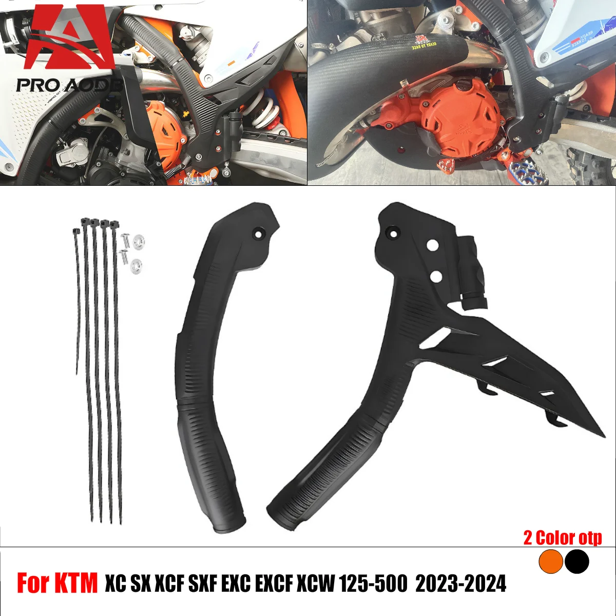 

For KTM XC EXC-F EXCF XCW SX XCF SXF125 250 300 350 400 450 500 2023 2024 etc Motorcycle Superior Frame Guard Cover Protector