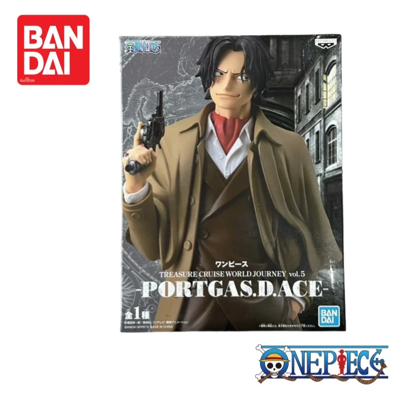 

In Stock Original Bandai Banpresto One Piece Marco Portgas D Ace Anime Merchandise Action Figure Figurine Ornaments 100% Genuine