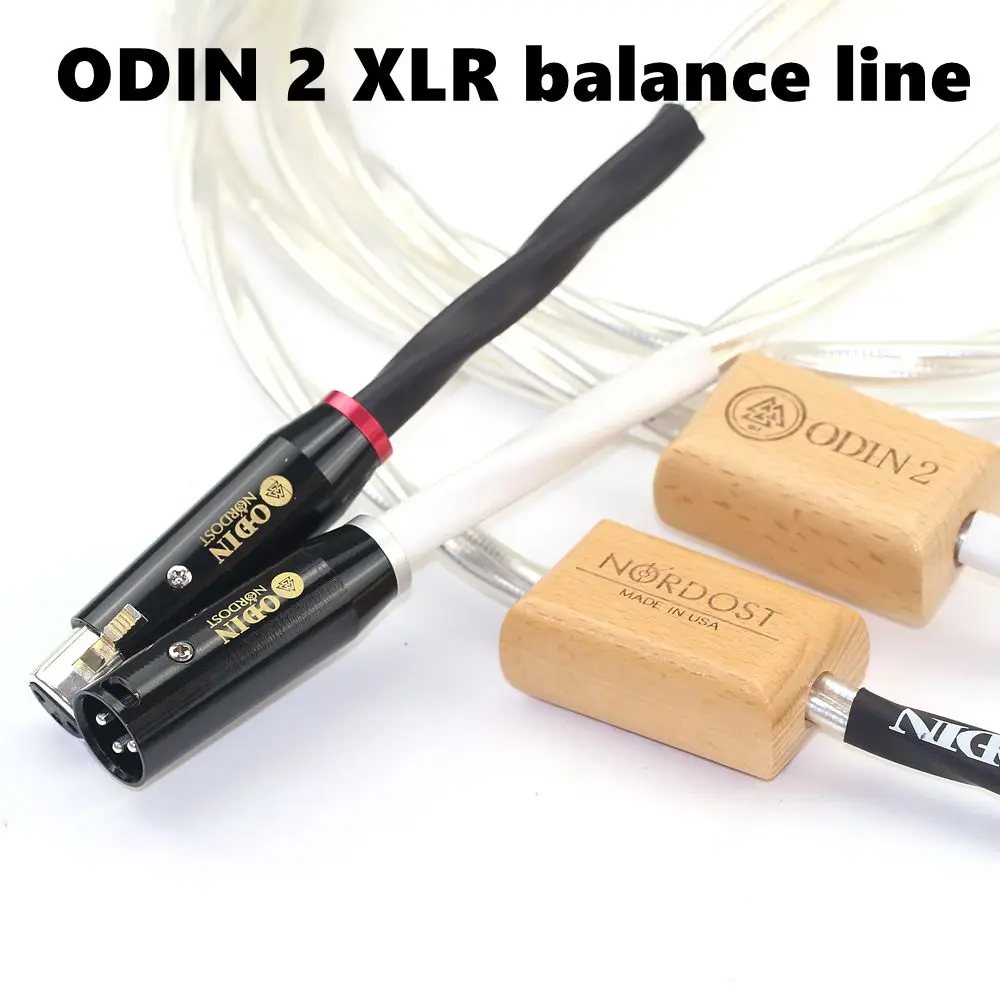 

Nordost ODIN 2 Sterling Silver sub-flagship XLR Balance wire Odin Plug Connector Signal wire HI-END XLR Canon Balance wire