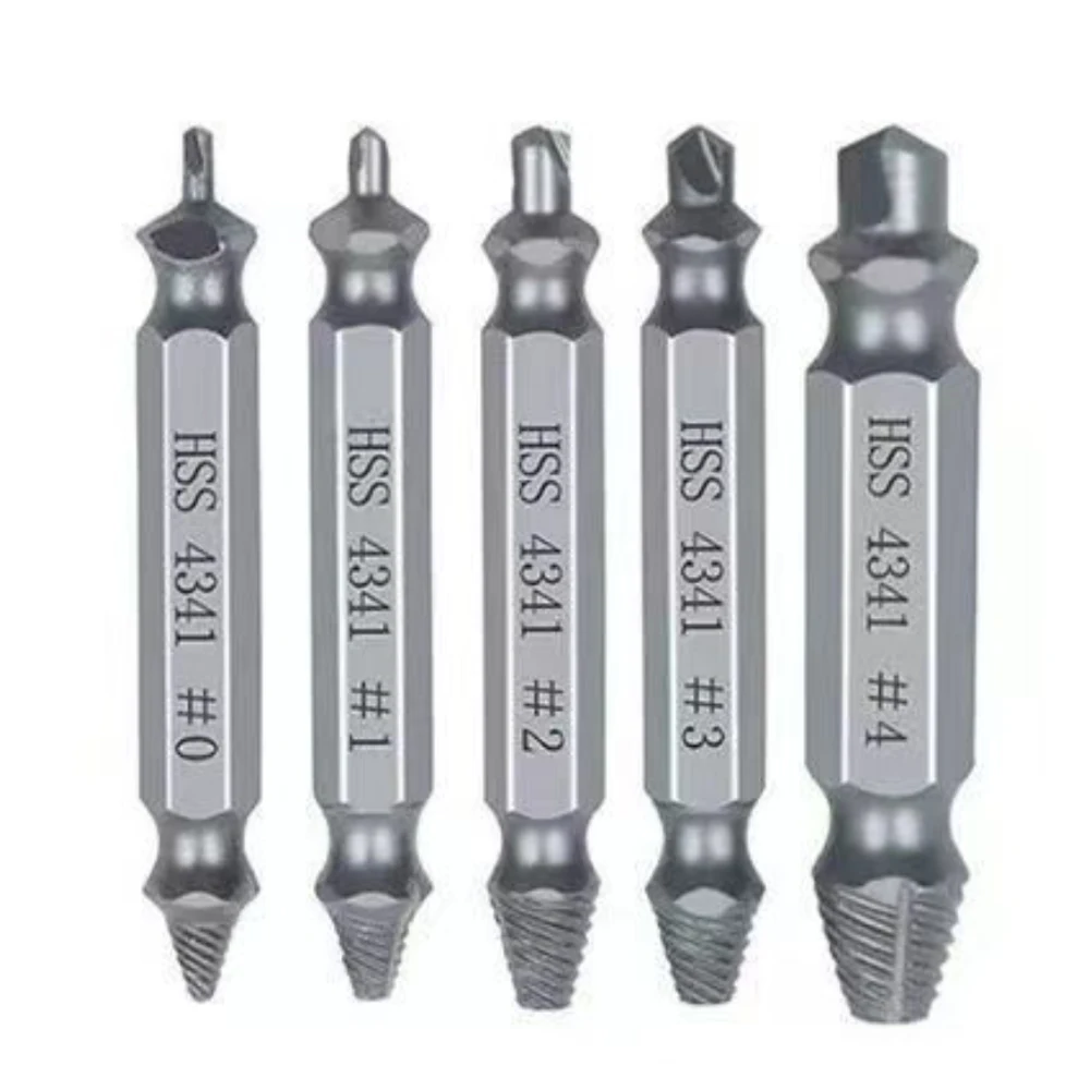 

Double Head Damaged Screw Extractor Drill Bit Set Stripped Easily Take Out Broken Screw Bolt Remover Extractor Demolition Tools