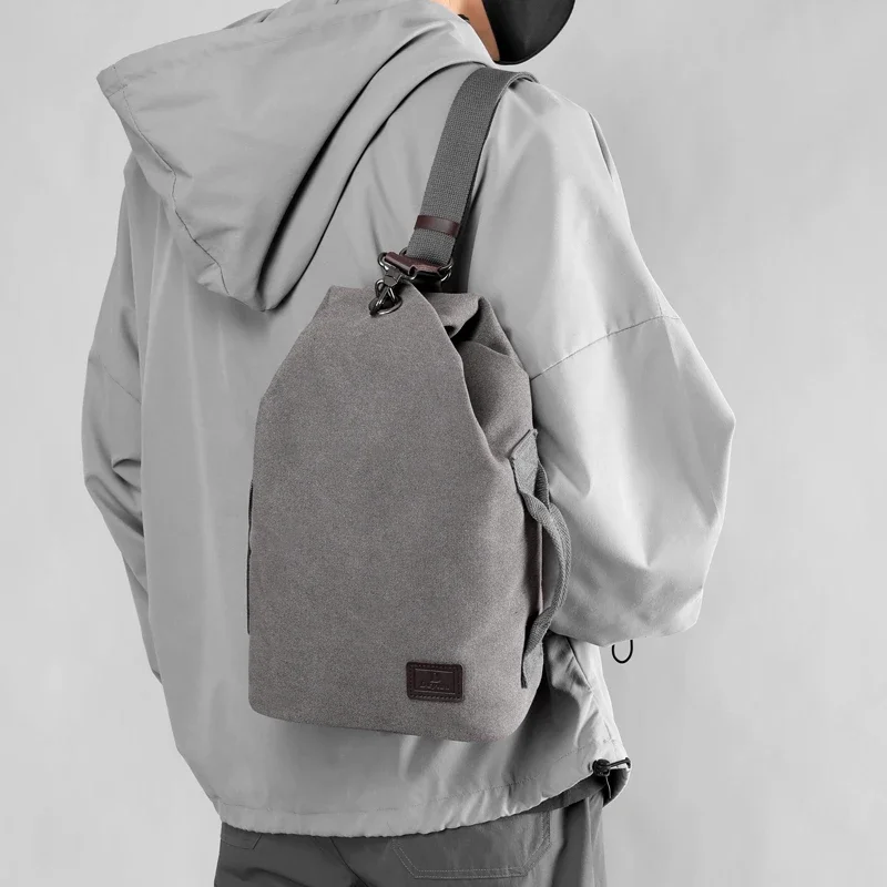 

2025 Newest Fashion Men Backpack Schoolbags Daily Nylon Large Capacity Students Bags Fashionable Pockets Multi-Zipper Working