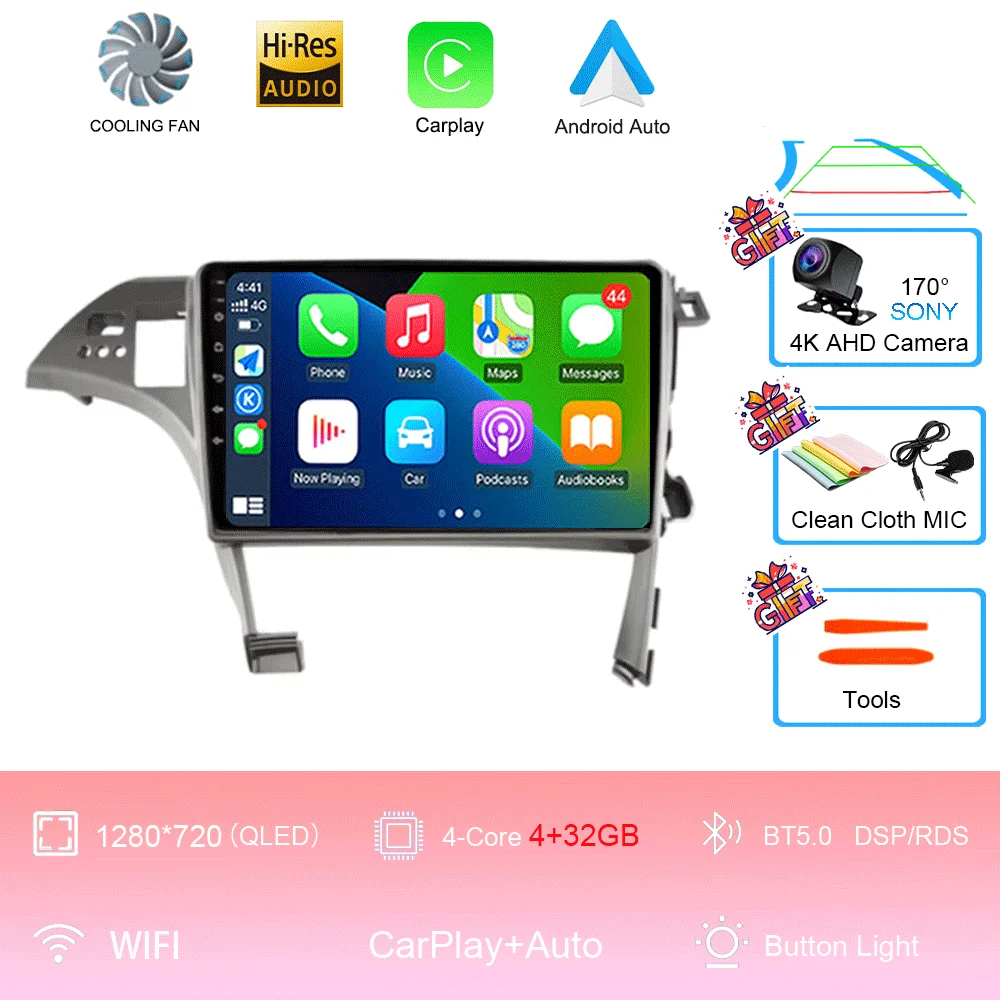 10 inch Android 16 Player voor Toyota Prius XW30 2009 2010 2011 2012 2013-2015 LHD autoradio multimediasysteem GPS
