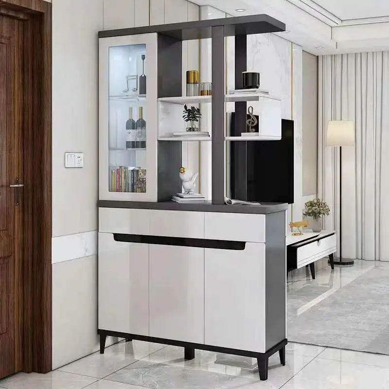 Living room partition cabinet double-sided porch cabinet screen wine integrated modern simple foyer shoe decorative room