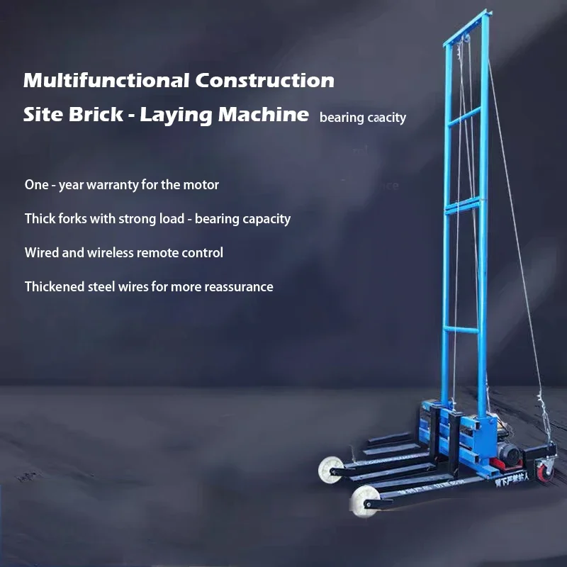 

4M Manual Folding Stacker Forklift Household Loading Unloading Tool with Hydraulic Lifting Platform