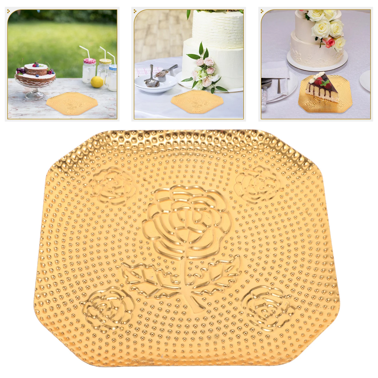 

European Style Small Tray Square Metal Serving Dish For Snacks Desserts Fruits Vintage Decorative Tray Coffee Table Kitchen