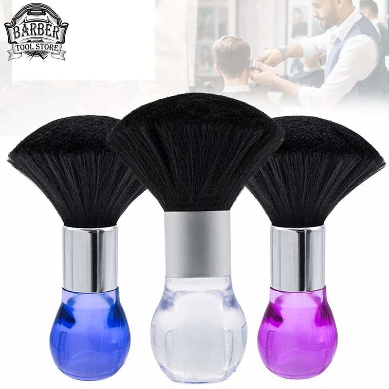 Spazzola per parrucchiere Spazzole per taglio capelli da barbiere Spazzola per capelli per pulizia viso collo da uomo Accessori per lo styling professionale