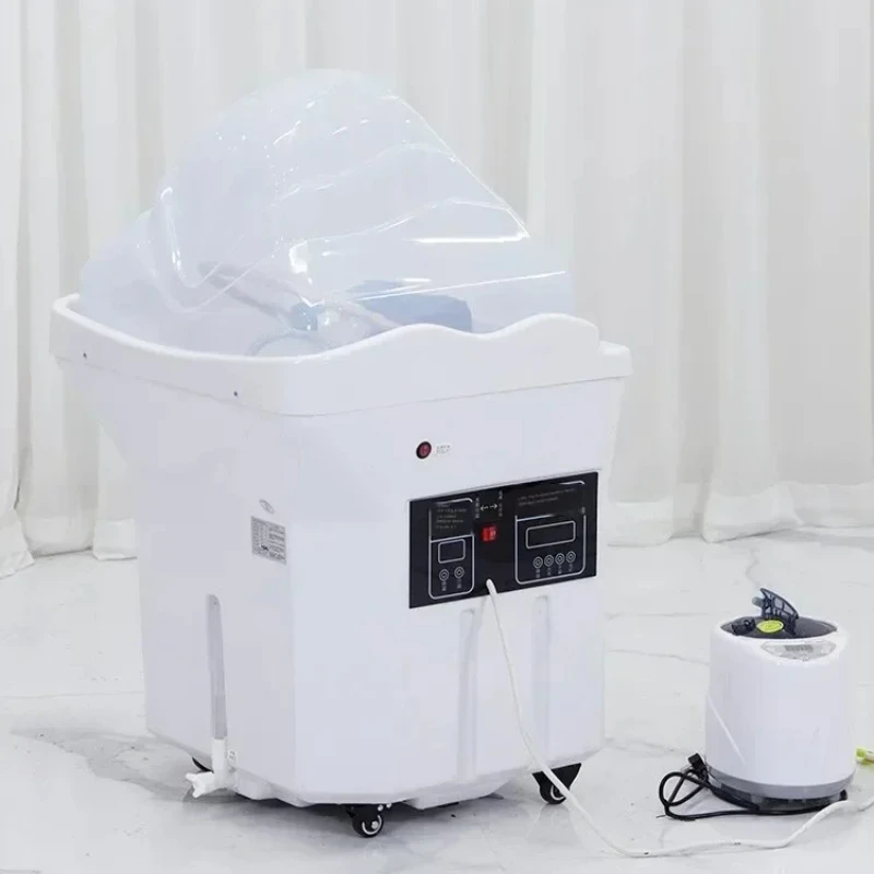 مساحة الرأس معدات صالون الشعر سرير شامبو متحرك كرسي الرأس مستلق الكبار المدمجة المياه أنيقة Cadeira أثاث الفندق