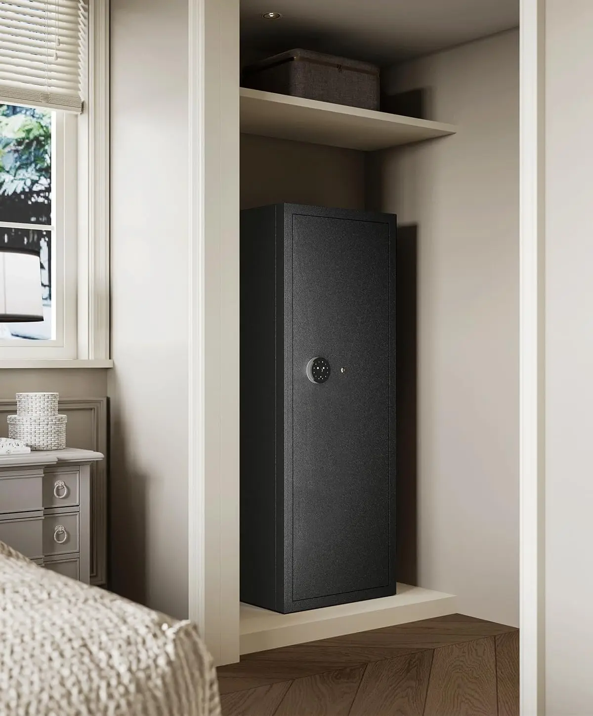 10-13 آمن للمسدسات، آمنة للبندقية والمسدسات، آمنة للبندقية الكبيرة، آمنة للمسدس البيومتري، آمنة لبصمات الأصابع للبندقية والمرور