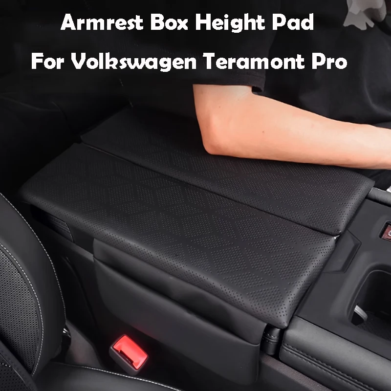 

For Volkswagen Teramont Pro 2025 Armrest Box Height Pad Protective Pad Comfortable Sponge Car Interior Accessories