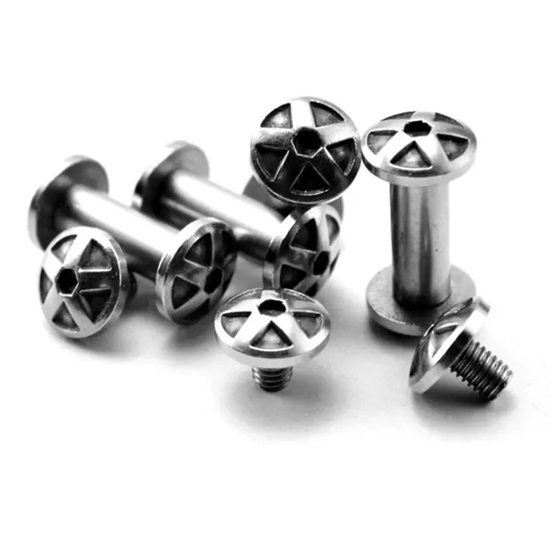 4 набора винтов T8 Torx для крепления M3.5, фиксирующие винты для рукоятки ножей, материал для рукоятки ножей «сделай сам»