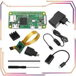 Raspberry Pi Zero/Zero W Starter Kit 5MP Camera +RPI Zero W ABS Case+Heat Sink+ 5V2A Power Adapter+Adapter Kit Mini HDMI