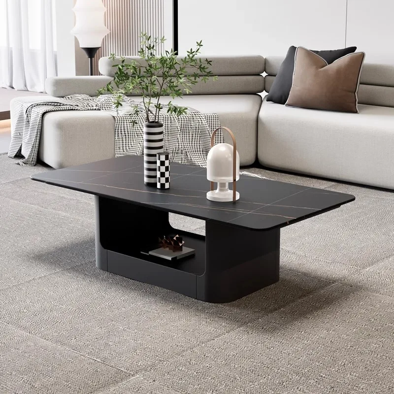 #   Mesa de Centro Minimalista, Diseño Nórdico Moderno y Lujoso, Mesa de Centro Única de Estilo Vintage, Mesas Centro para Sala, Muebles