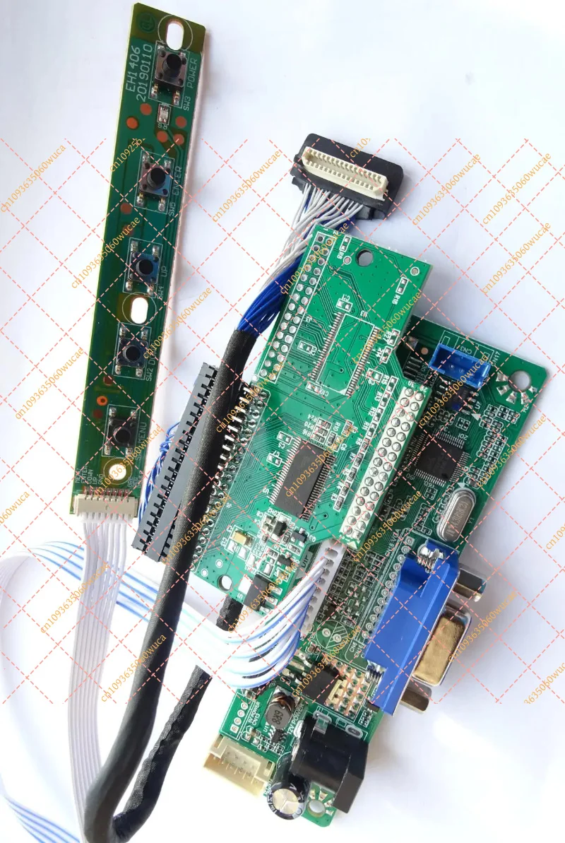 TTL VGA Adapter Board for NL6448BC20-18D LCD, 31-Pin DF9B Interface Driver Module