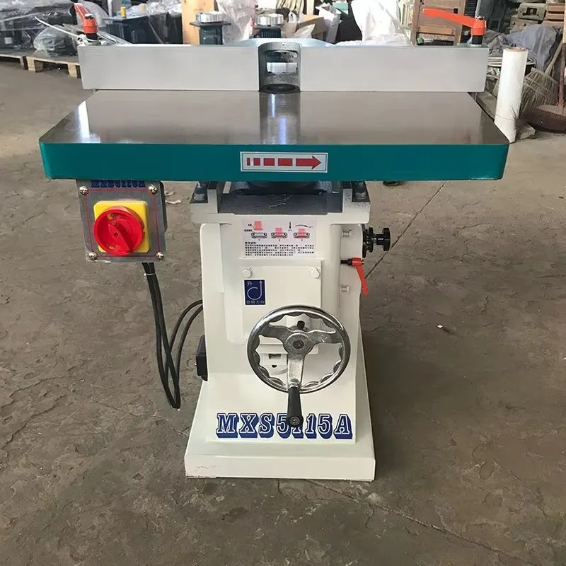 2.2kw Woodworking Machine Spindle Shaper Moulder Acrylic Furniture Trimming Slotting Cutter Moulder Milling Machine Feeder