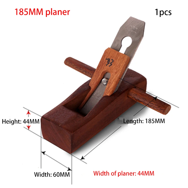 DIY Flat Plane Bottom Edged Handle Tools Woodworking Handle Wood Planer 185MM