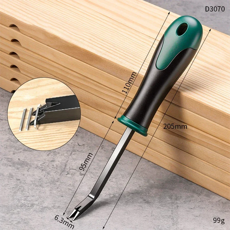 Multifunctional Nail Puller Pry Bar Steel Tack Lifter Staple Remover Pallet Demolition Woodworking Crate Box Opener Hand Tool