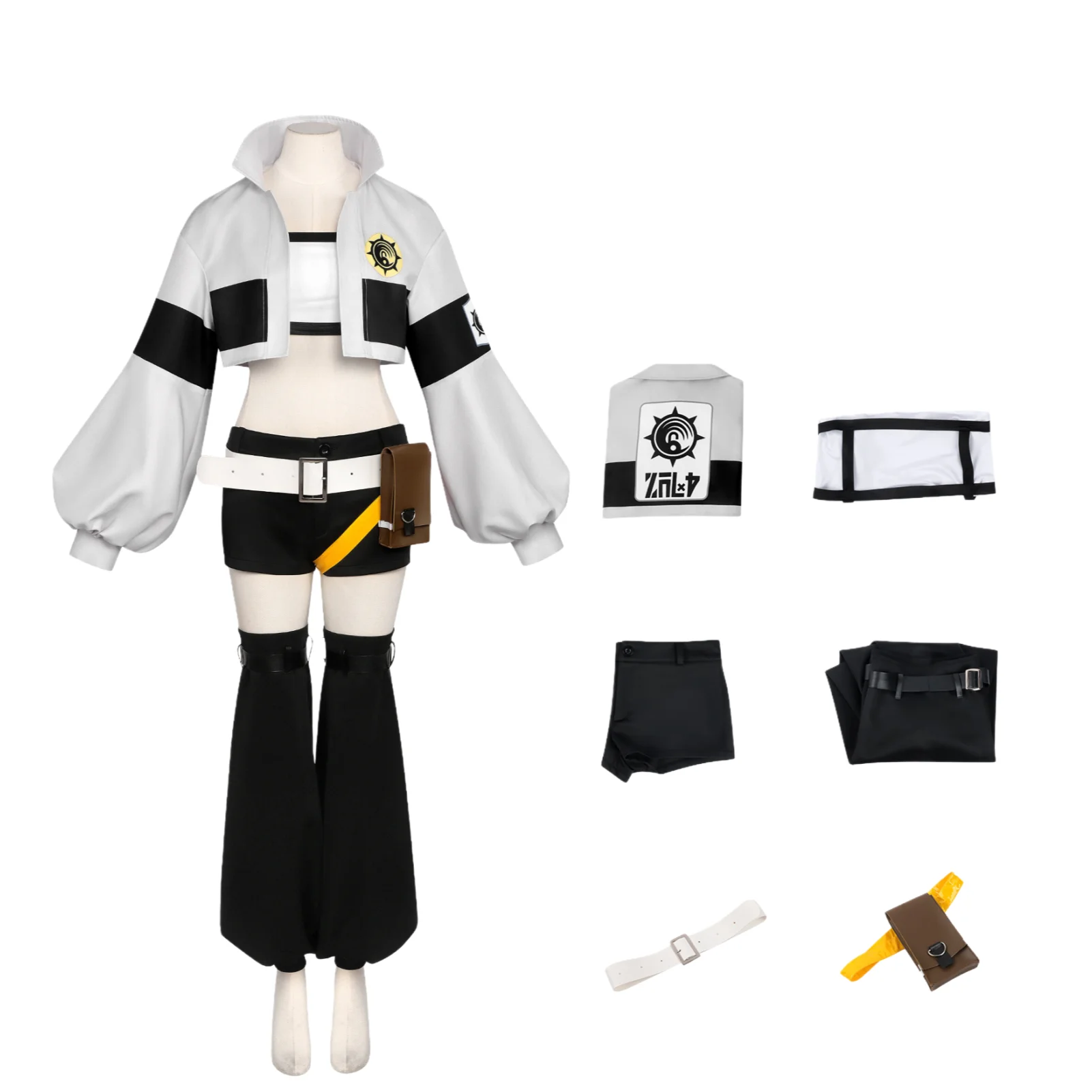 GACHIAKUTA Riyo Reaper Li Glaze Cosplay Costume With Wig Anime Full Outfit For Halloween Carnival Party view 6