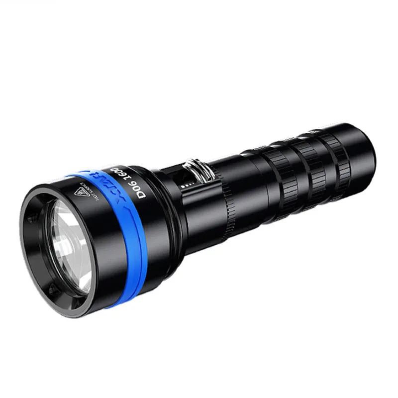 Xtar D06 تحت الماء التصوير الغوص مصباح يدوي الشريحة المغناطيسي التبديل XHP35 LED16340 CR123 18650 بالطاقة تحت الماء فانوس #4