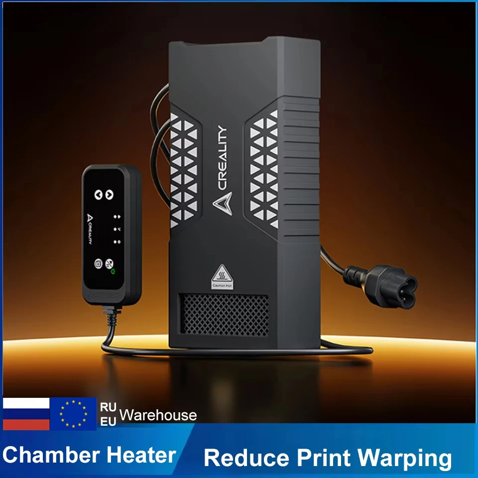 Chauffe-chambre à double ventilateurs axiaux jusqu'à 70°C ℃   Chauffage PTC 400W pour réduire le déformage des impressions et sécher les filaments – Pièces pour imprimante 3D Creality