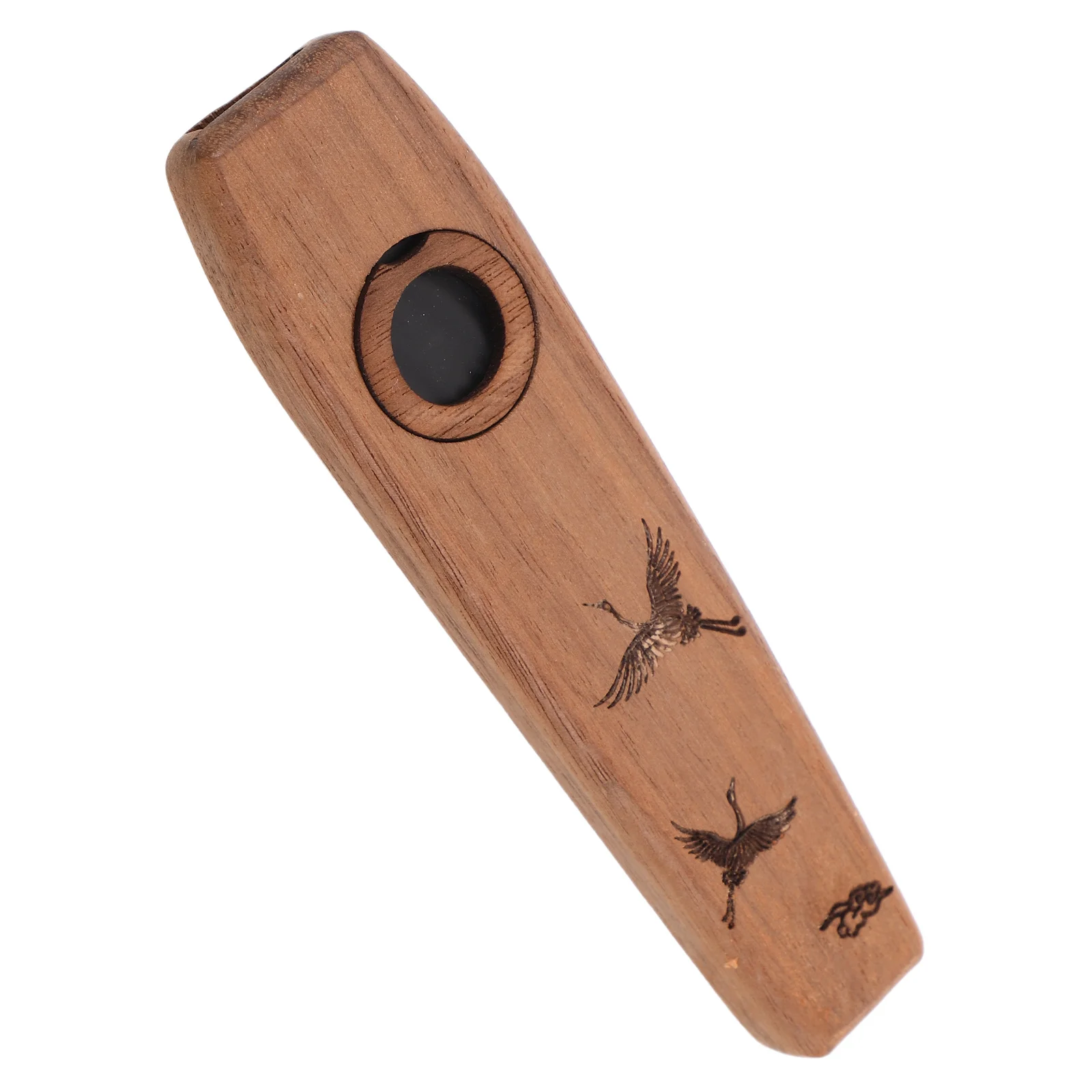 

Wood Kazoo Solid Wooden Slide Flute For Adults Kids Sturdy Musical Instrument For Ukulele Accompaniment - Wind Mouth