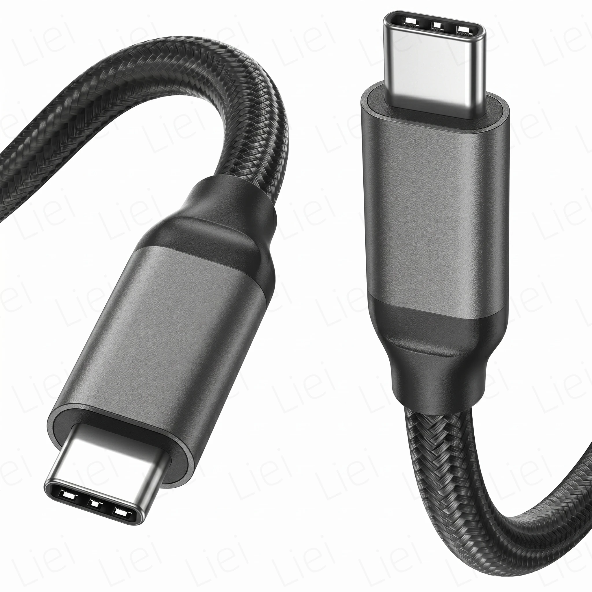 20 Gbit/s USB-C-Monitor-Displaykabel USB3.2 Gen2x2 4K@120Hz 240W PD Lade- und Datenübertragungskabel für tragbare Monitore und Laptops