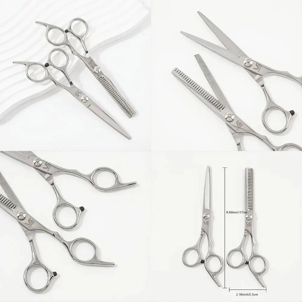 Hairdressing For Barbers Hairdressers, Professional Anti-rust Hair Cutting Scissors for Precision Cutting, High-quality Hairdres