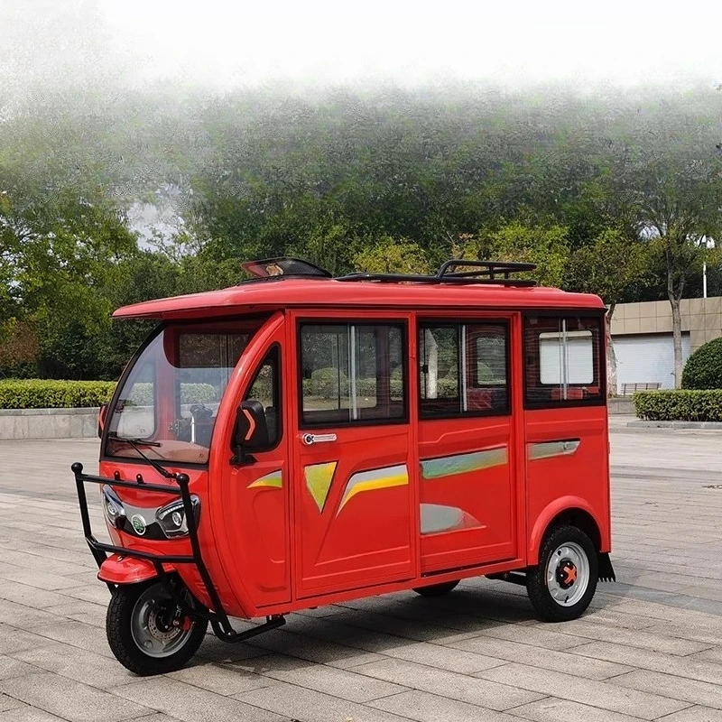

Electric tricycle household small fully enclosed baby pickup scooter oil-electric battery car