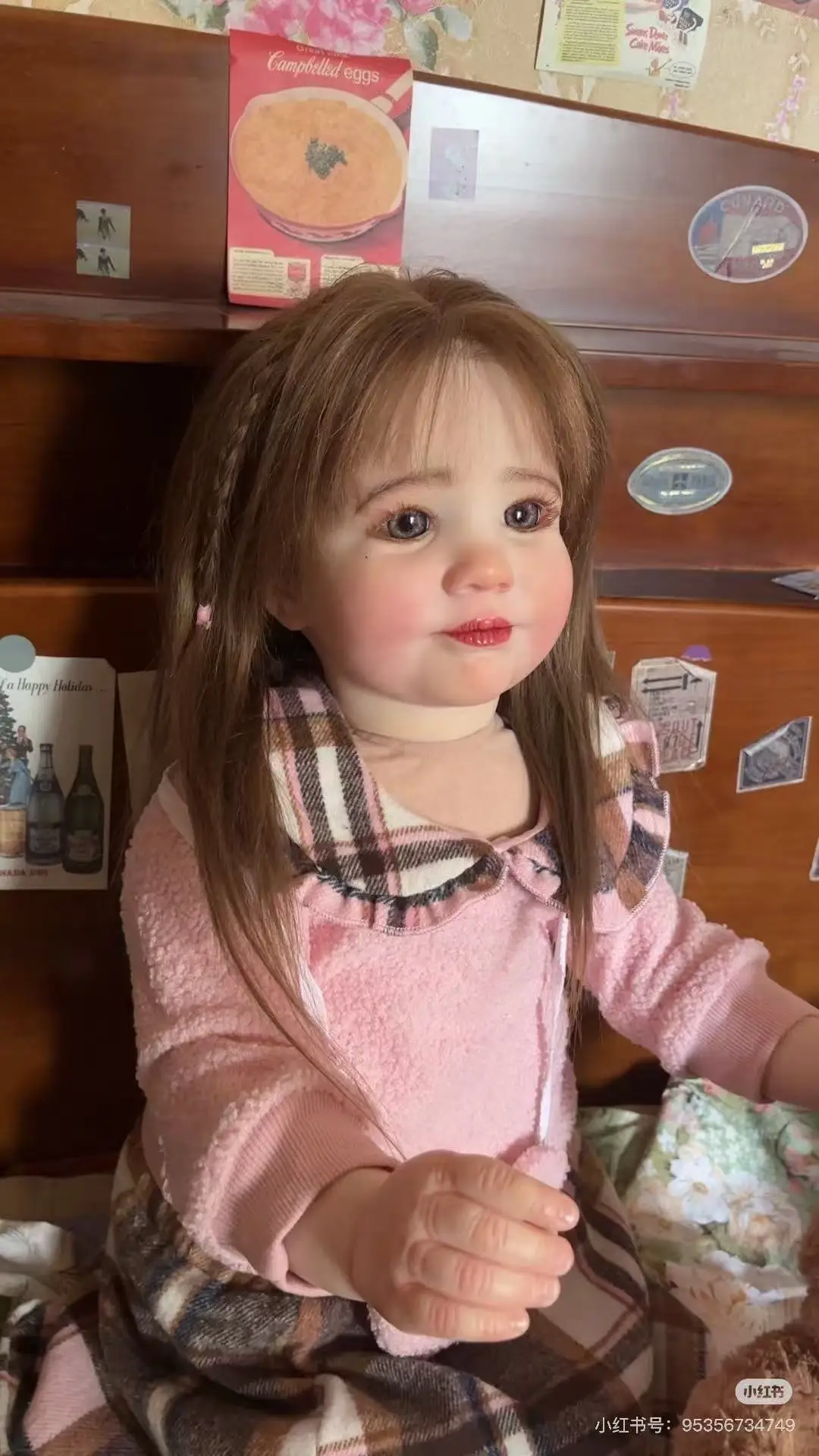 DLS Exclusive Offer 100cm Big Doll June 3years old All Real Photos Hand Details Painted in different dress