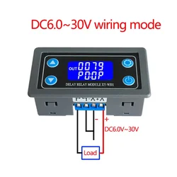 XY-WJ01 Delay Relay Module With Digital LED Dual Display Cycle Timing Circuit Switch For arduino