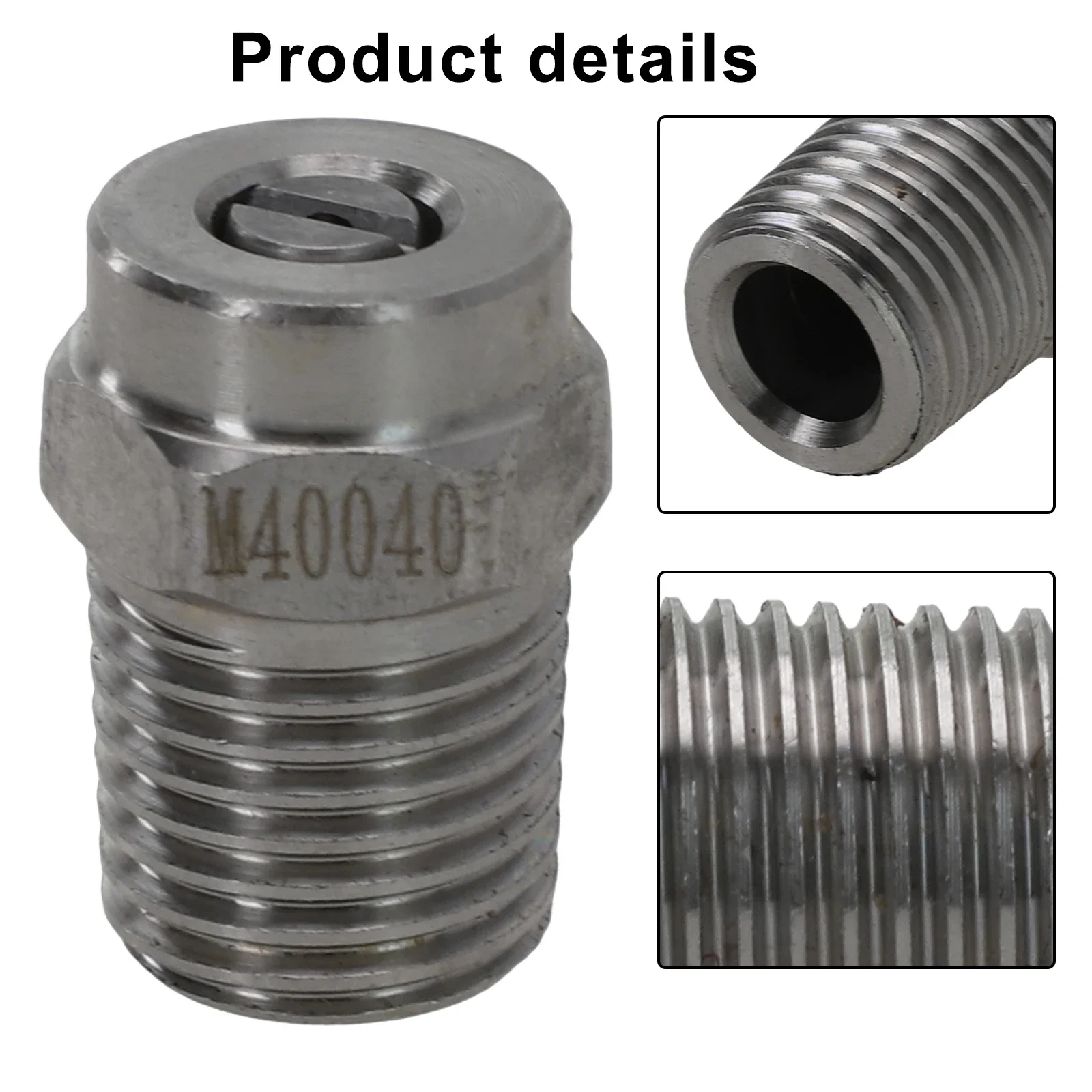

Pressure Washer Jet Wash Spray NOZZLE 1/4" Meg 0° 15° 25° 40° Sizes 04 1.2mm Gardening Tools Replacement Power Tools Parts