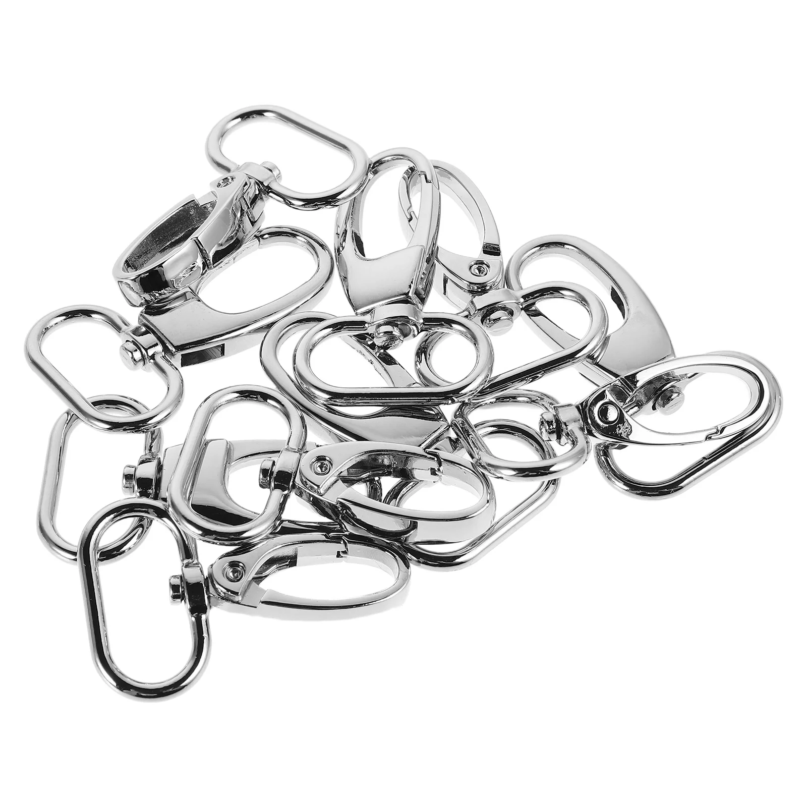 

10Pcs Bag Shoulder Strap Hooks Zinc Alloy Secure Clasps for Backpacks Handbags Lanyards Tote Bags Key Holders Craft Ring Buckles