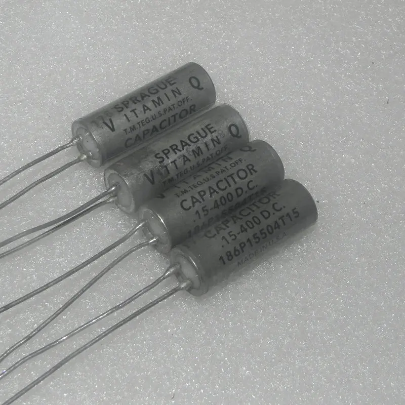 1PCS SPRAGUE VQ  400V 0.15uf 154k 400V Copper Shell Oil Immersed Coupling Capacitor