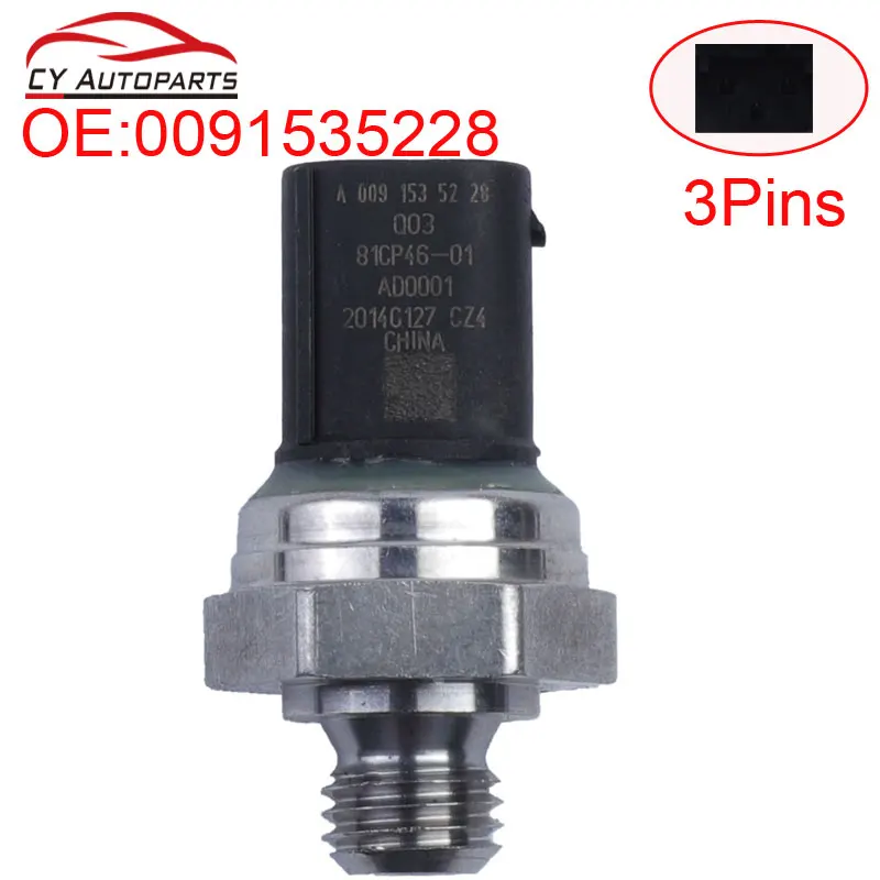 

New RHD Fuel Rail Pressure Sensor For Mercedes-Benz C 250 W205 2015 0091535228 A0091535228 81CP46-01