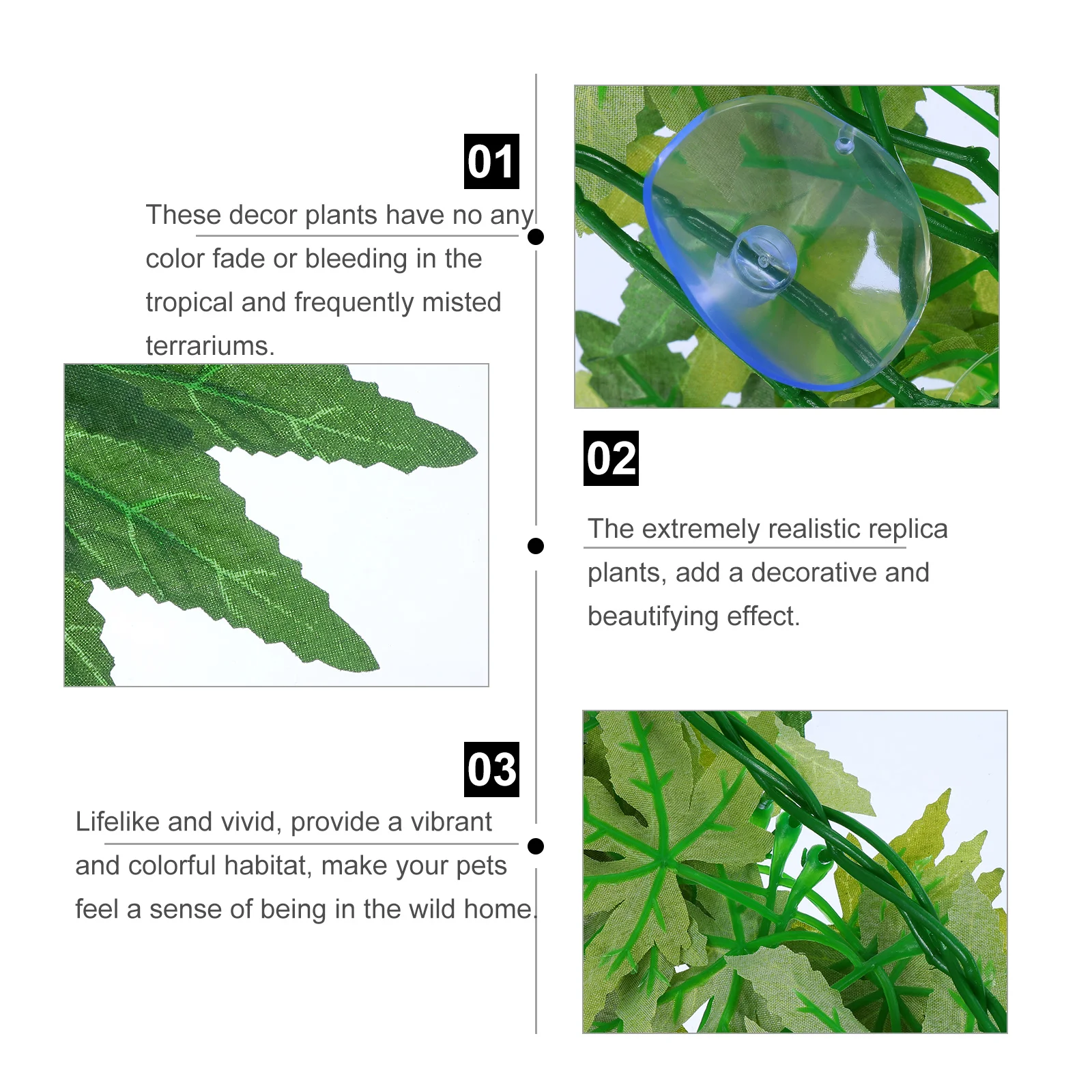 

Artificial Climbing Plants For Terrariums Bendable Vine Reptile Habitat Jungle Vines Fake Plants For Reptiles Lizards