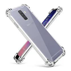 Shockproof Clear TPU Case For Samsung Galaxy A6 A6+ Plus 2018 Soft Silicone Transparent Airbag Case For Samsung  J8 2018 Cover