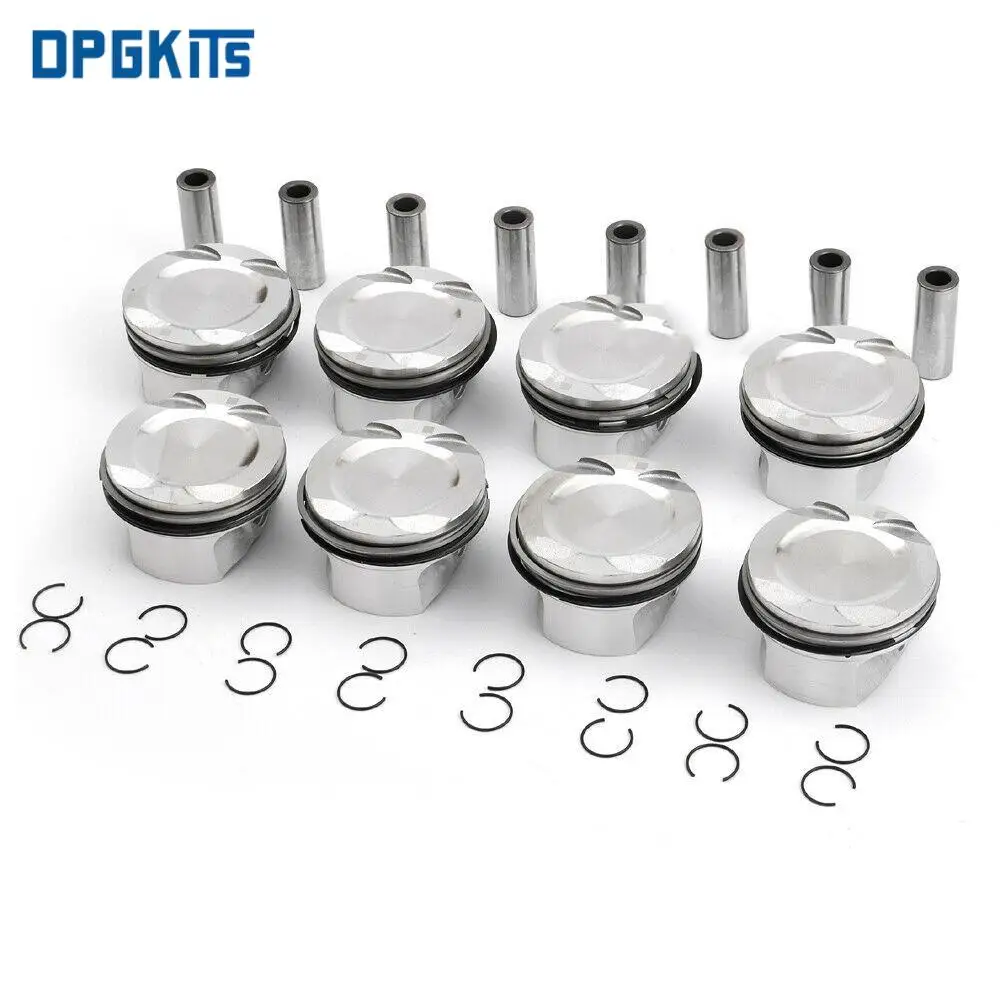 11257613626 11257576475 11257556955 Auto Pistons Rings Set For BMW 550i 750i X5 F01 F02 F03 E70 E71 N63 4.4L V8 Engine Part