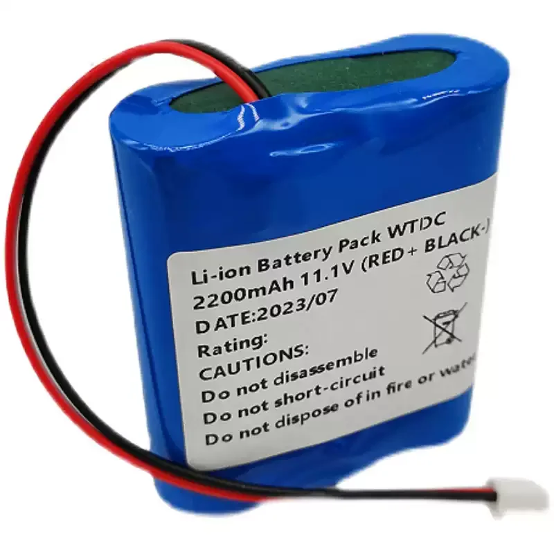 Newest ICR18650 11.1V 2200mAh Rechargeable Lithium-ion Battery for Mdk MS31 MI23 High Quality Syringe Pump Replacement Battery