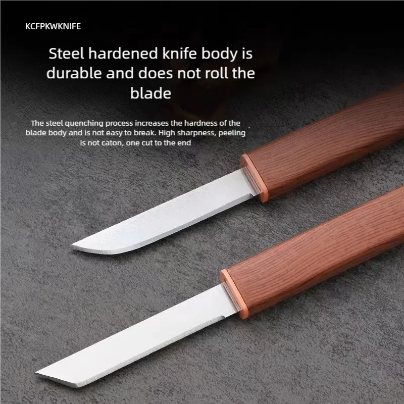 Dragon And Phoenix Double Knife Fruit Knife ,Mandarin Duck Double Knife, New Net Red Knife Sharp Portable Outdoor Melon And Frui image 2