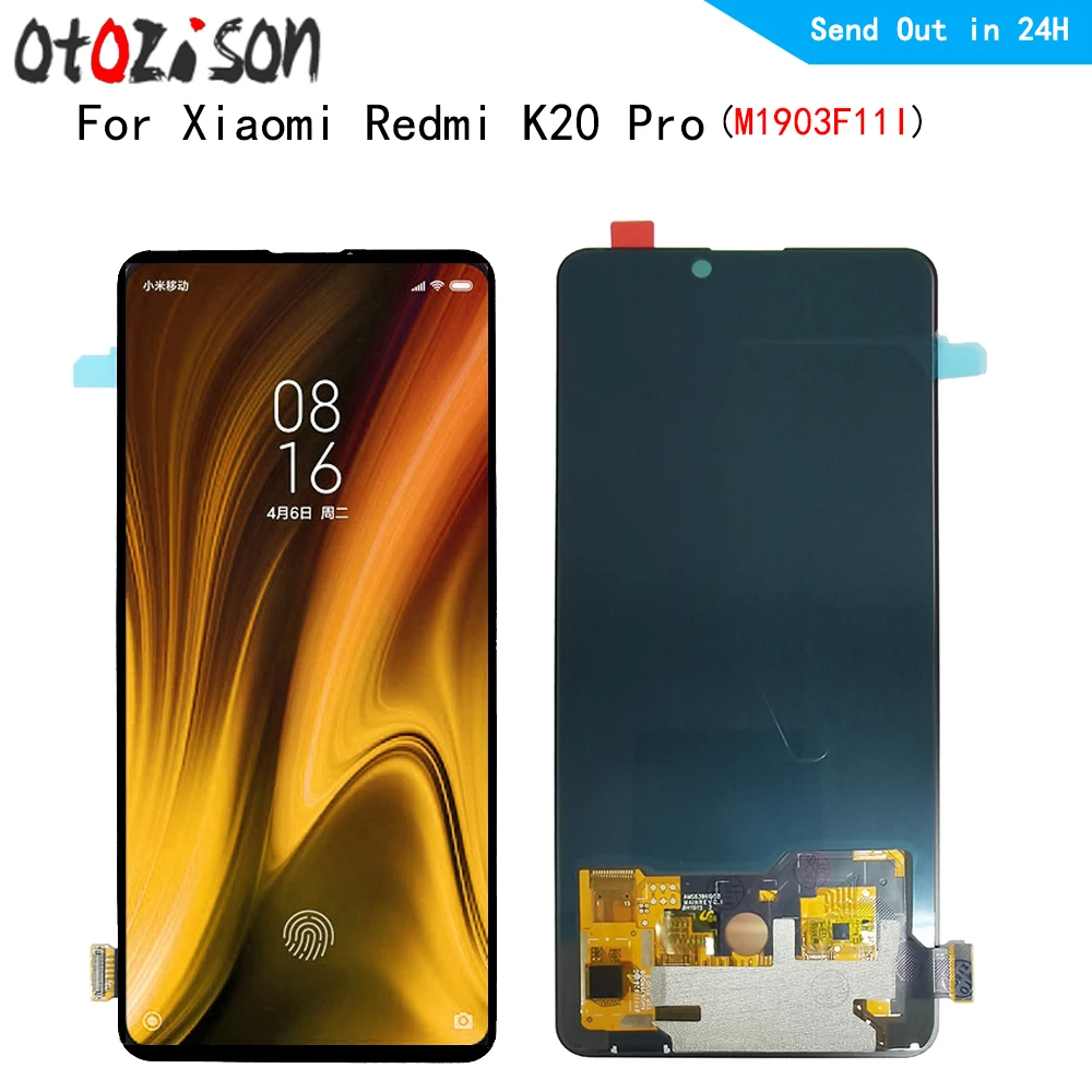 

6,39 "AMOLED ЖК-дисплей для Xiaomi Redmi K20 Pro M1903F11I ЖК-дисплей + дигитайзер сенсорного экрана с рамкой в сборе для RedmiK20Pro