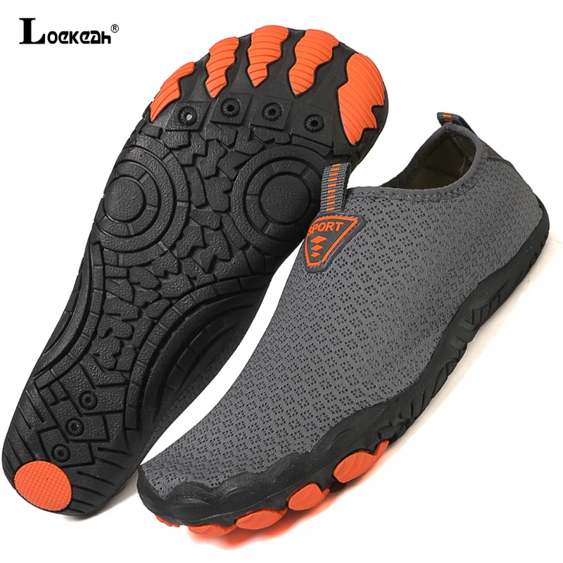 

Легкие мужские и женские аквашузы: быстросохнущие пляжные кроссовки для водных видов спорта, мягкие слипоны для рафтинга, снорклинга, серфинга